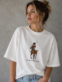 تیشرت باکسی polo تدی نخ پنبه
