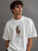تیشرت باکسی polo تدی نخ پنبه