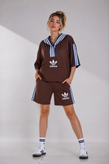 ست تیشرت باکسی adidas و شلوارک