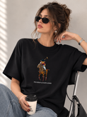 تیشرت باکسی polo تدی نخ پنبه