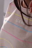 تیشرت باکسی LOEWE راه راه نخ پنبه